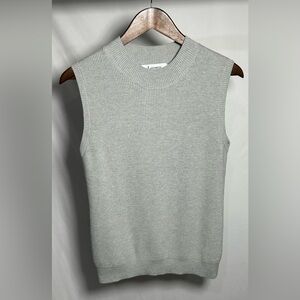 ANRABESS Women's Sleeveless Sweater Vest Sz Small in Grey